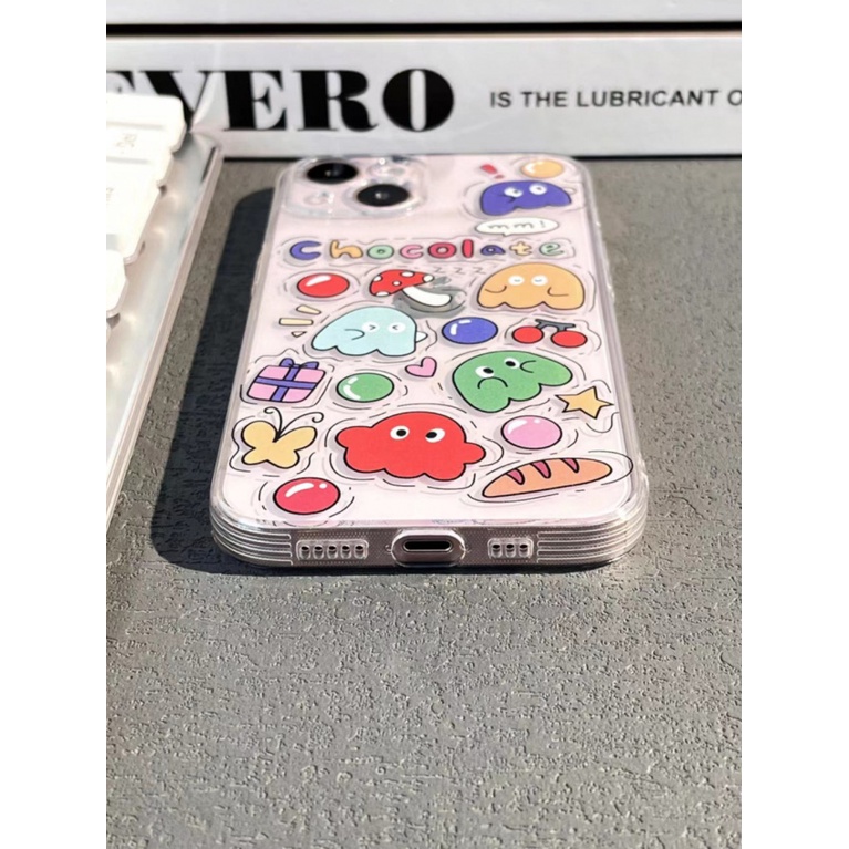 ✅Ốp Điện Thoại Nhựa Mềm Họa Tiết Động Vật / Chữ Tiếng Anh Cho Iphone 13 14pro 12iPhone14max YGXF