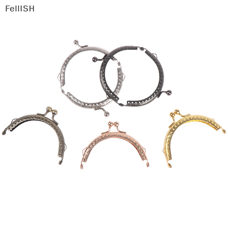 Khóa Cài Túi Xách Hình Tròn Bằng Kim Loại 8.5cm 439br