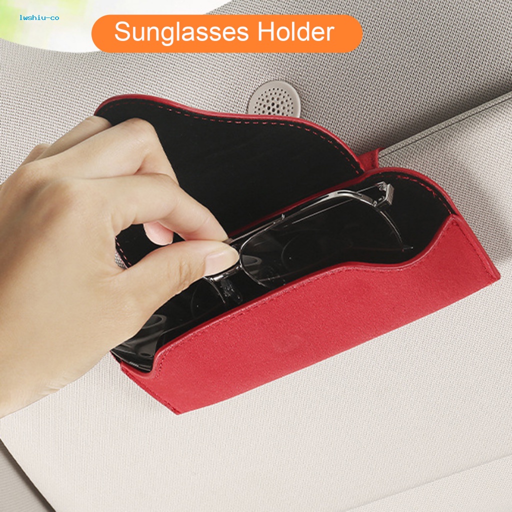 Giá Đỡ Mắt Kính Gắn Tấm Che Nắng Xe Hơi Chống Trầy Xước Tiện Dụng