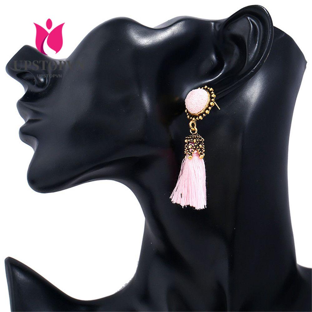 Bông Tai Dạng Tua Rua Thời Trang Cho Nữ