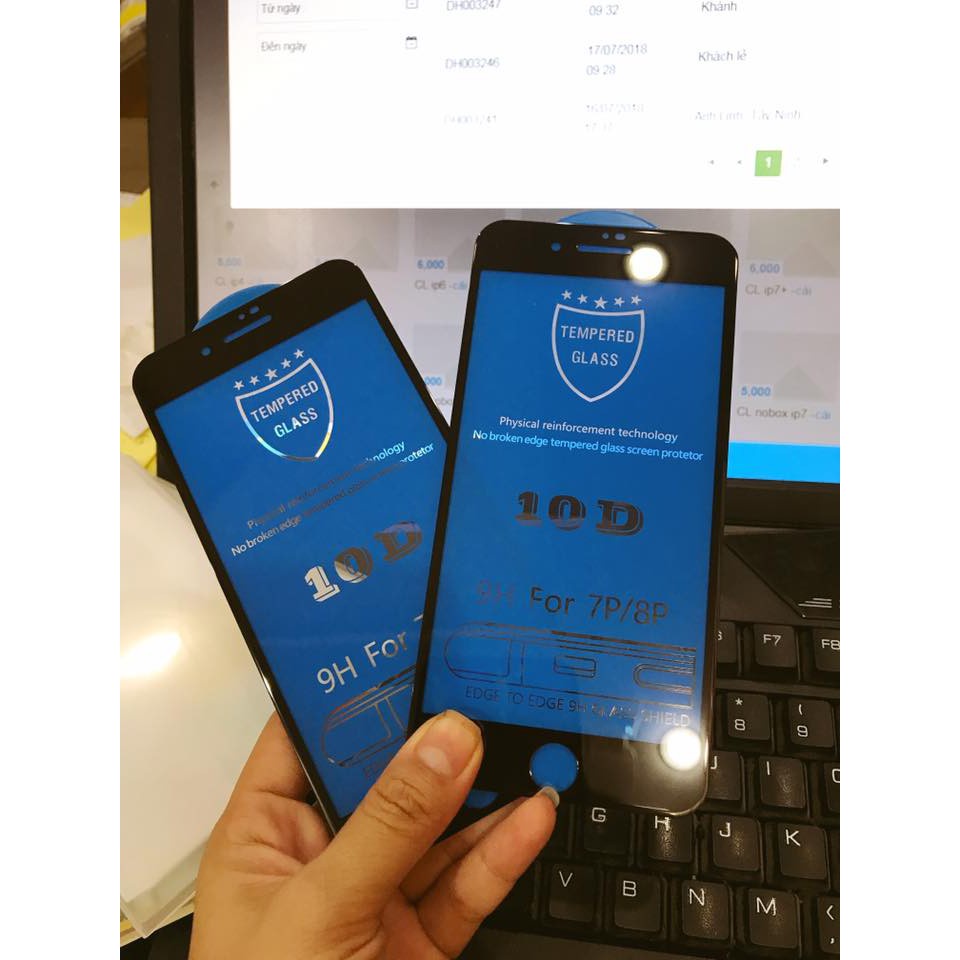 Kính cường lực full màn hình 10D cho Iphone 7 iphone 8 - 7 plus 8 plus - Huco Việt Nam