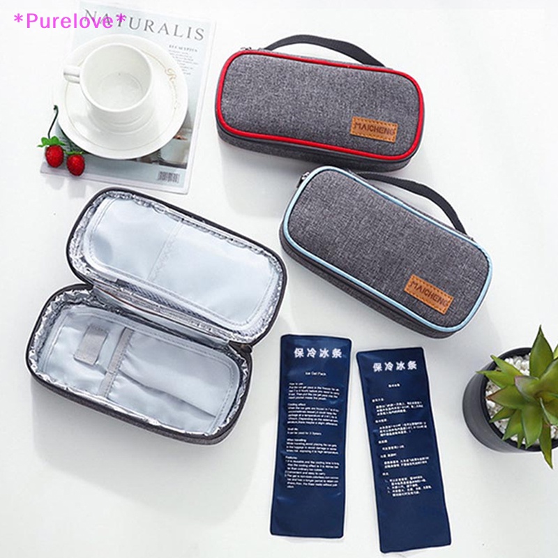 Túi Giữ Lạnh Du Lịch Insulin Kèm 2 Túi Đá Mới