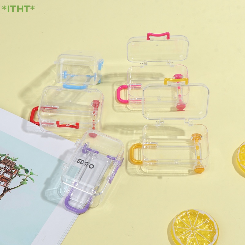 Va Li Mini Bằng Nhựa Đồ Chơi Cho Búp Bê Mới