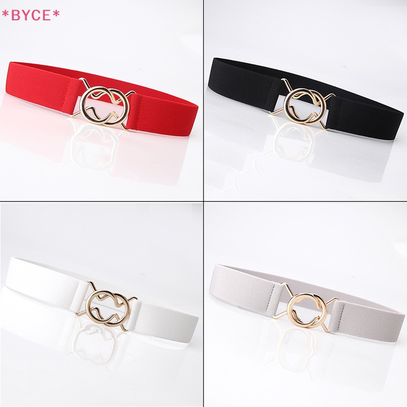 Thắt Lưng Mỏng Co Giãn Khóa Kim Loại Thanh Lịch Cho Nữ Mới