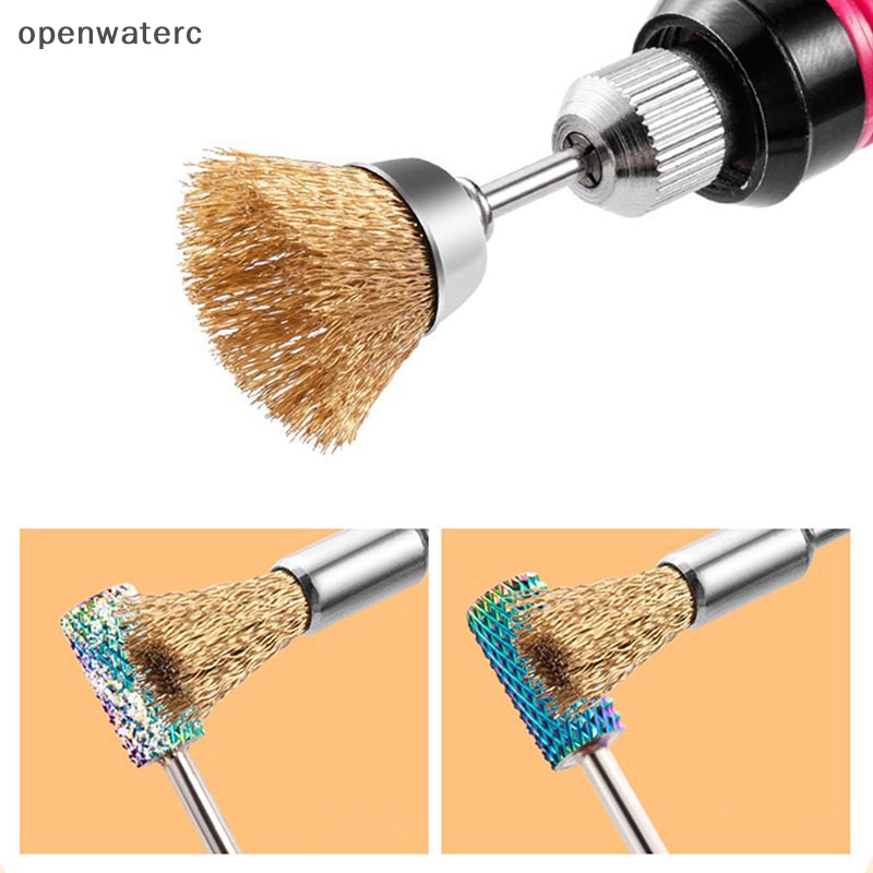 1 Bàn Chải Dây Đồng 3 / 32 &quot;Vệ Sinh Mũi Khoan