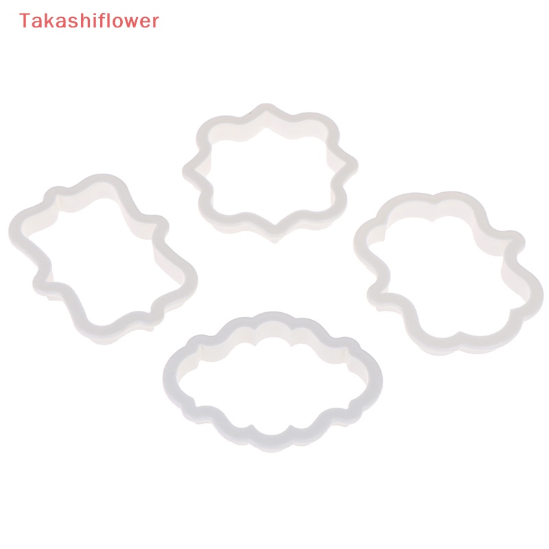 Set 4 Khuôn Cắt Bánh Quy Bằng Nhựa Phong Cách vintage