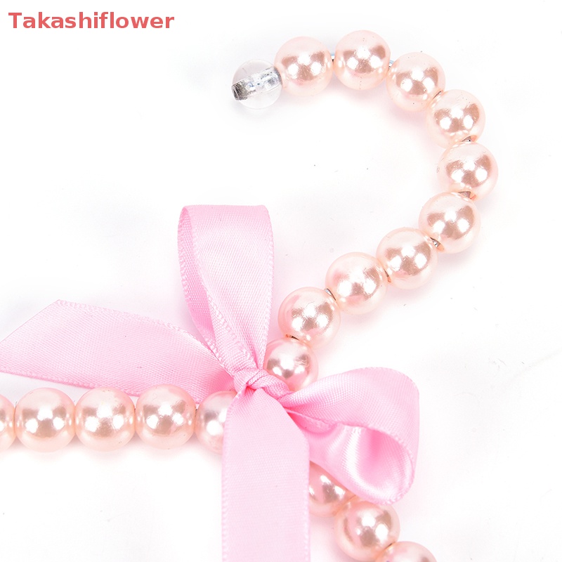 1 Móc Treo Quần Áo Đính Nơ Và Ngọc Trai Thời Trang Cho Thú Cưng