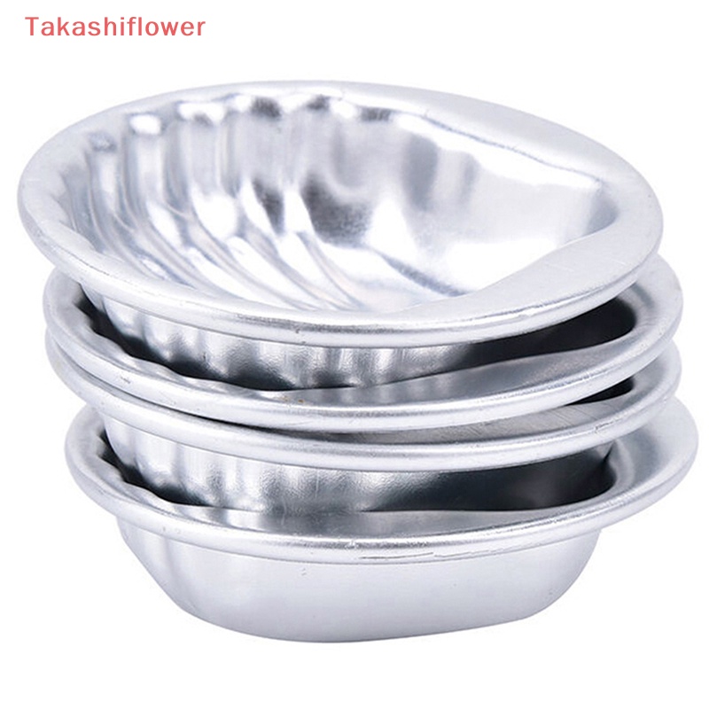 Set 5 Khuôn Làm Bánh Thủ Công Bằng Hợp Kim Nhôm Hình Vỏ Sò