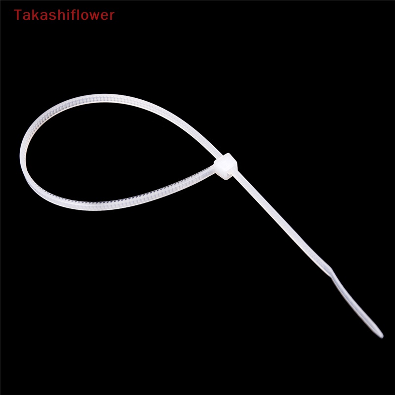 Set 100 Dây Cáp Nylon Màu Trắng Đen Tự Khóa Tiện Dụng