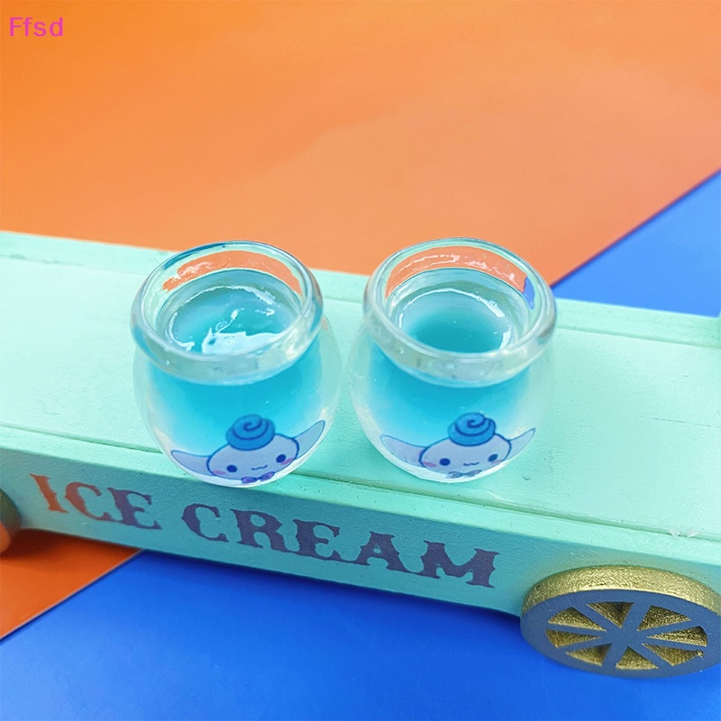 SANRIO {Ffsd} Bộ 2 Chậu Mật Ong Mini Thủ Công Ba Chiều Bằng Nhựa Resin Sáng Tạo Tự Làm