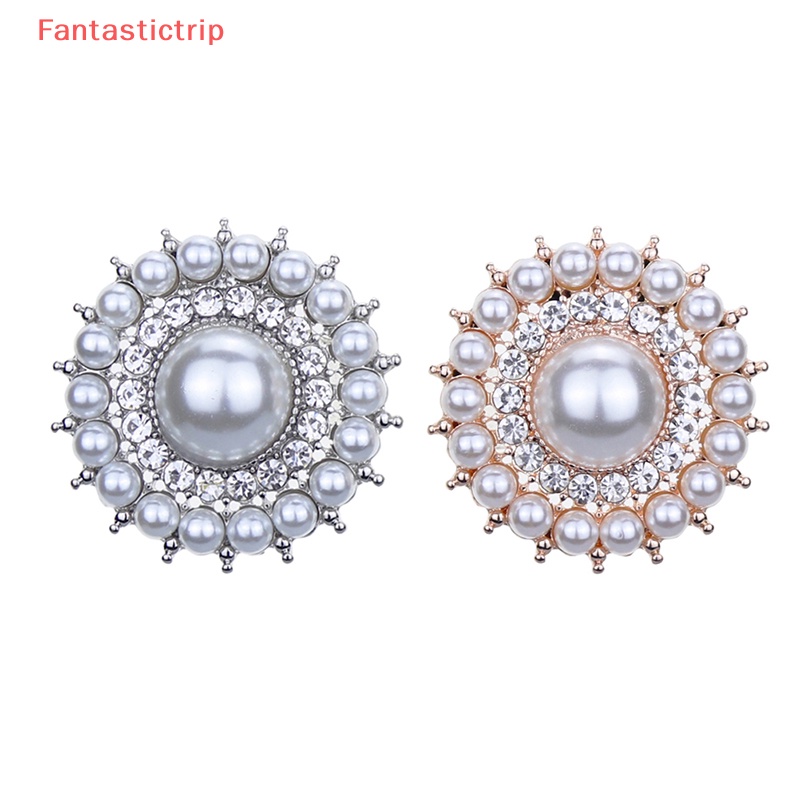 1 Khóa Kẹp Giày Đính Ngọc Trai Giả Thanh Lịch Cho Nữ Mới