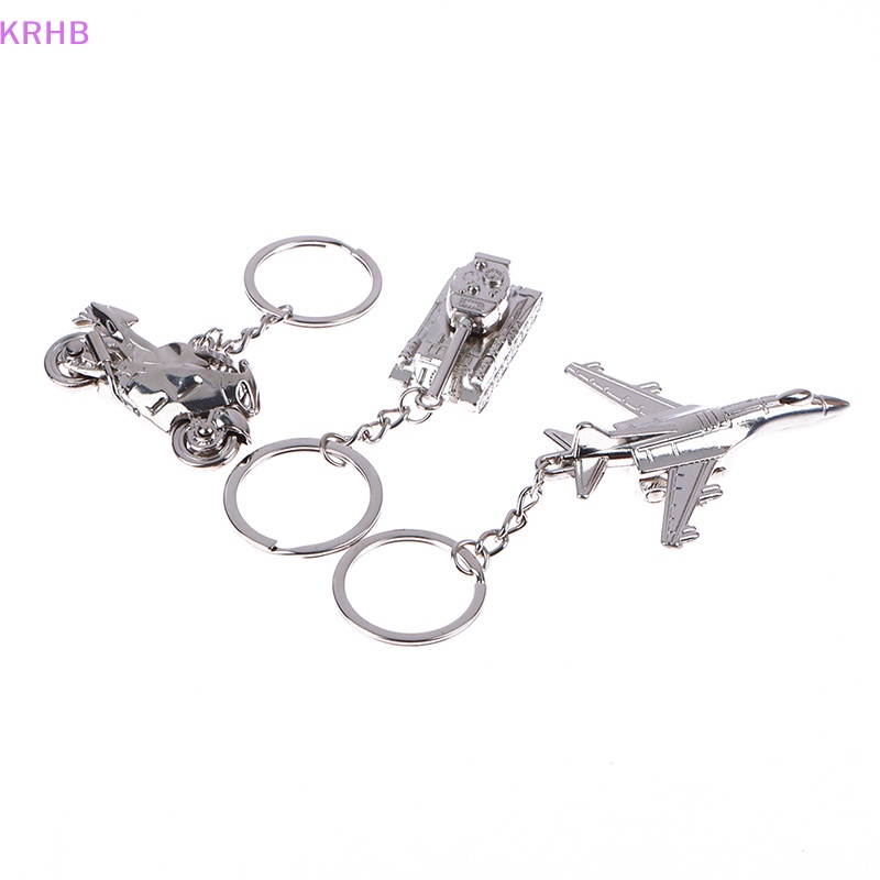 Krhb Móc Khóa Hợp Kim Hình Xe Máy Bay Bằng Kim Loại Mới