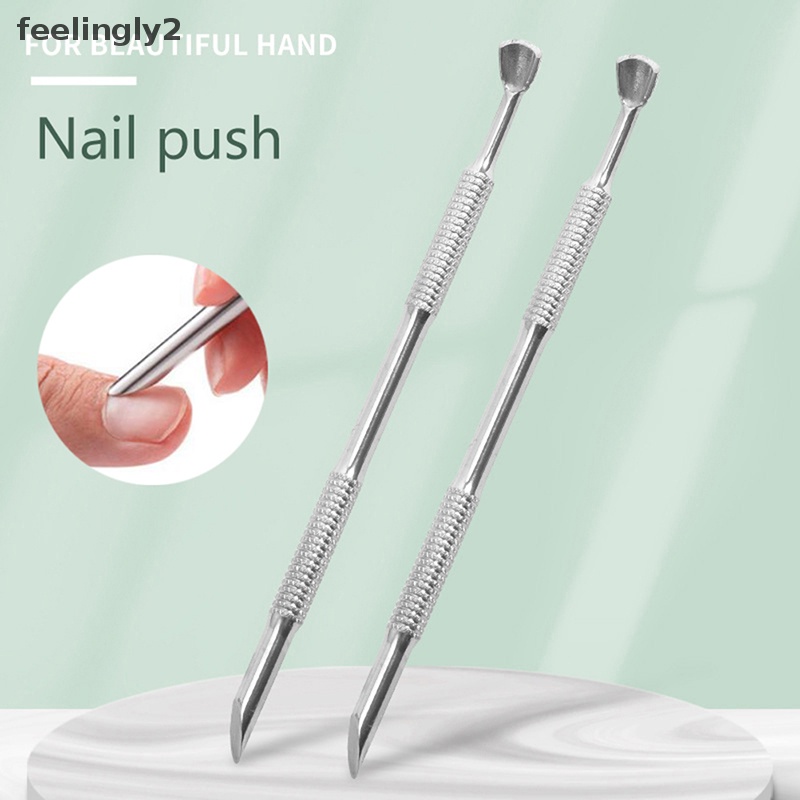 Muỗng Hai Đầu Bằng Thép Không Gỉ Chuyên Dụng Cho Làm Móng