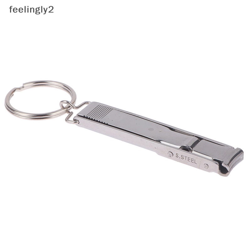 Kềm Cắt Móng Tay Bằng Thép Không Gỉ Siêu Mỏng Có Thể Gập Lại Kèm Đồ Dũa Móng Tay