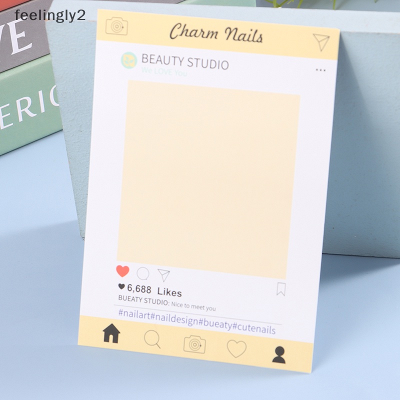 [Hàng Có Sẵn] Set 10 Thẻ Dán Móng Tay Giả Trưng Bày