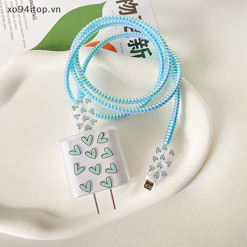 1 Bộ Phụ Kiện Bảo Vệ Dây Cáp Sạc 18W / 20W