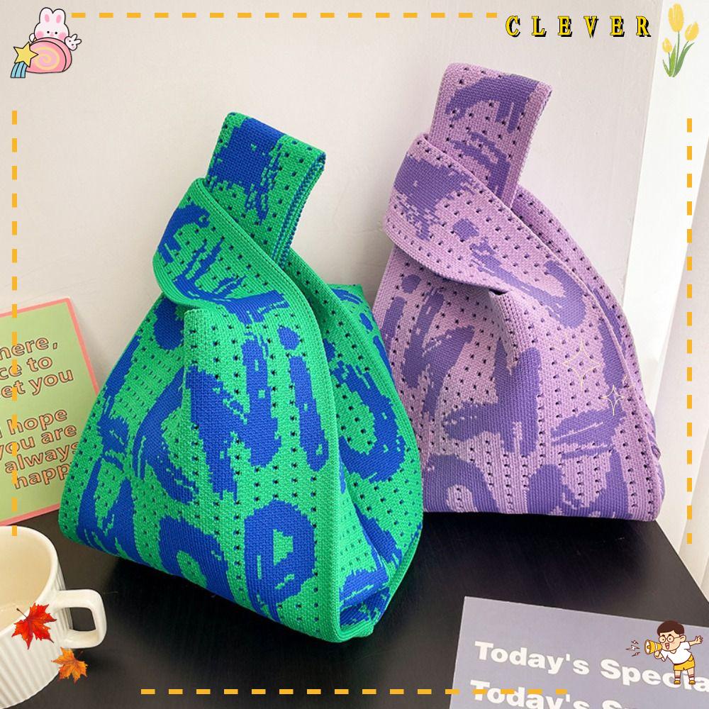 Túi Xách Đeo Vai Đan Len Thời Trang Sành Điệu Cho Nữ