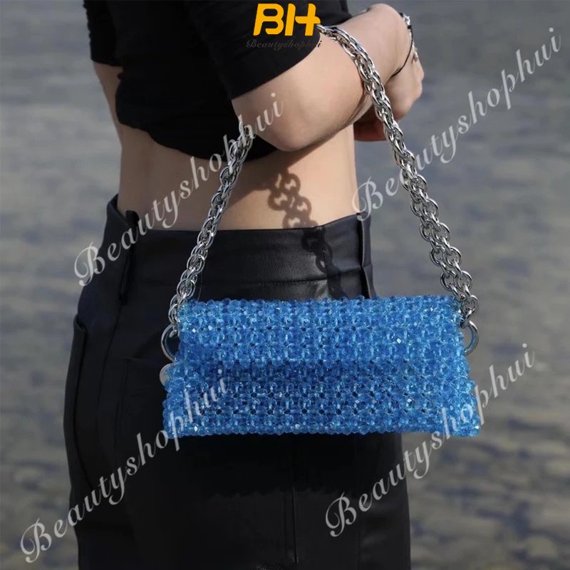 Túi Đeo Chéo Chuỗi Hạt Nam Châm Thời Trang Cho Nữ