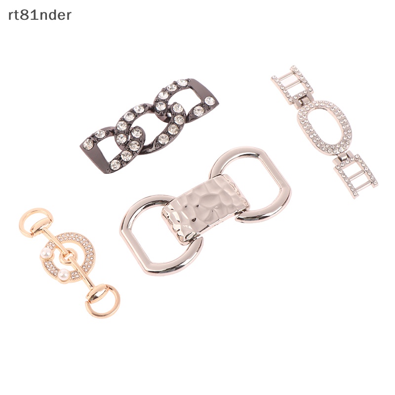 Rt 1 Cặp Phụ Kiện Trang Trí Giày Cao Gót Đính Đá Cho Cô Dâu