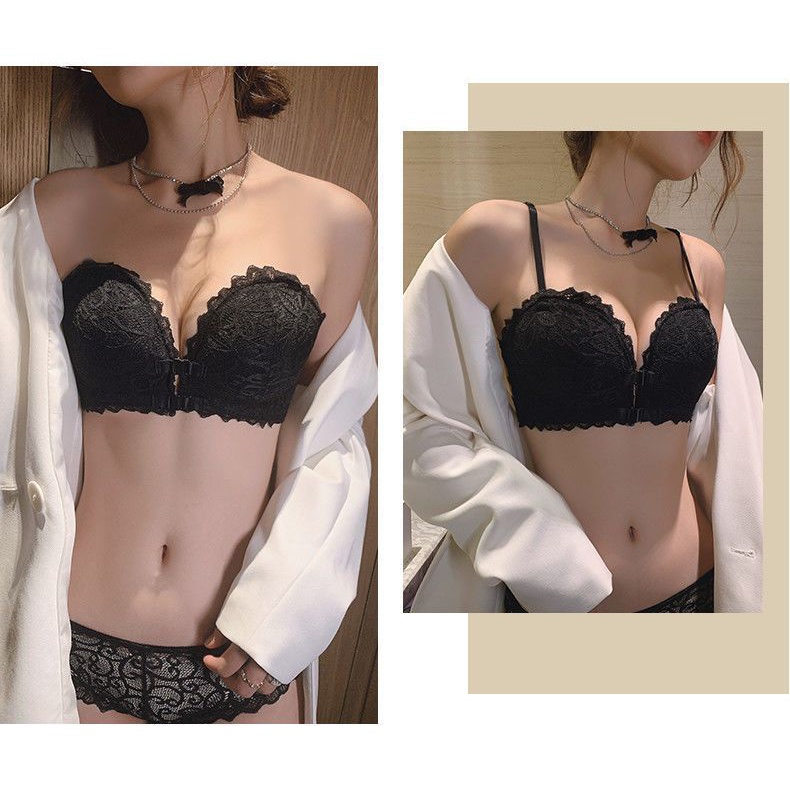 Áo Ngực Không Dây Có Khóa Trước Và Sau Lưng Gợi Cảm Cho Nữ