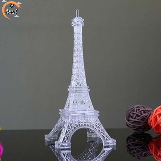 Đèn Ngủ LED Hình Tháp Eiffel Lãng Mạn Nhiều Màu Trang Trí Phòng Ngủ Cho Bé