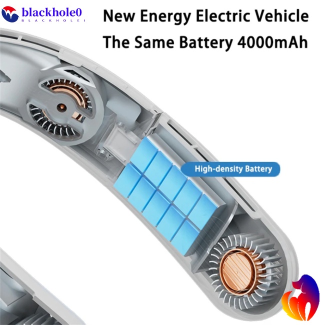 Quạt Làm Mát Không Cánh 4000mah A339 3 Tốc Độ Có Màn Hình Hiển Thị Kỹ Thuật Số Có Thể Sạc Lại