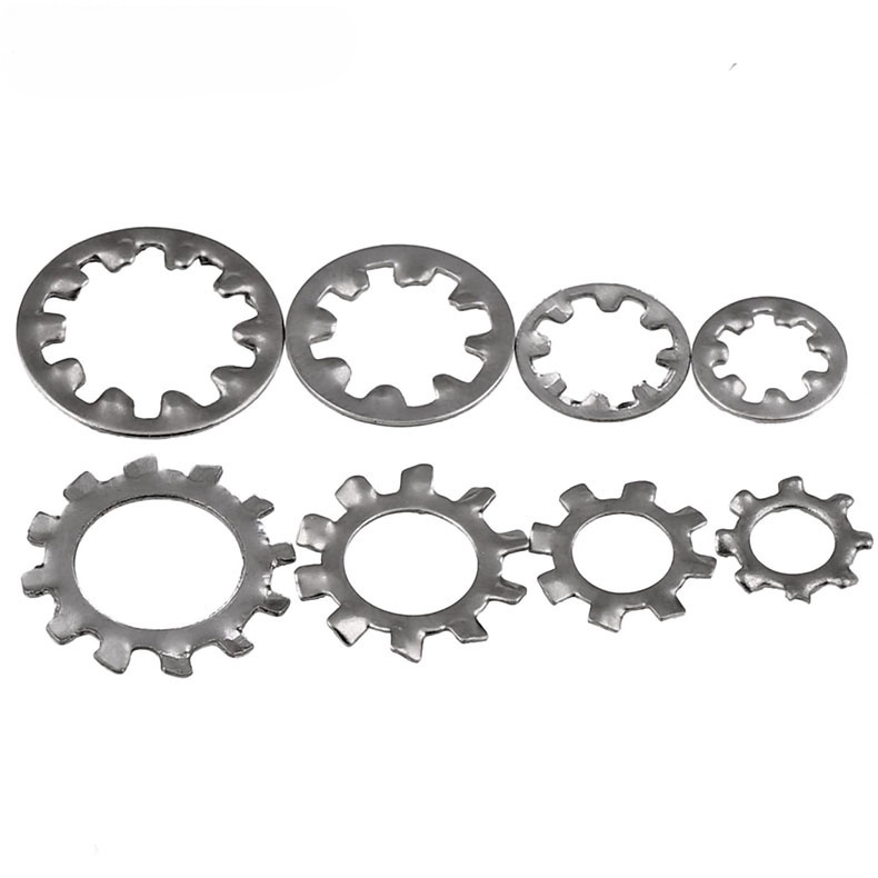 Vòng Đệm Răng Tròn Chống Trượt Bằng Inox 304 M3M4M5M8M10