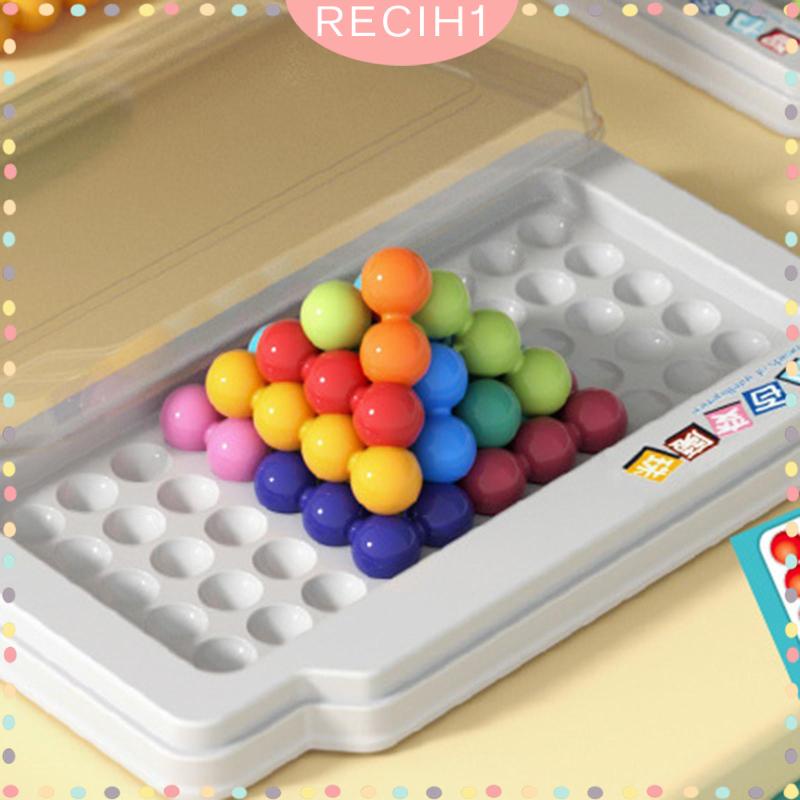 Bộ Đồ Chơi Hạt 3D Nhiều Màu Thử Thách Trí Thông Minh IQ Cho Bé