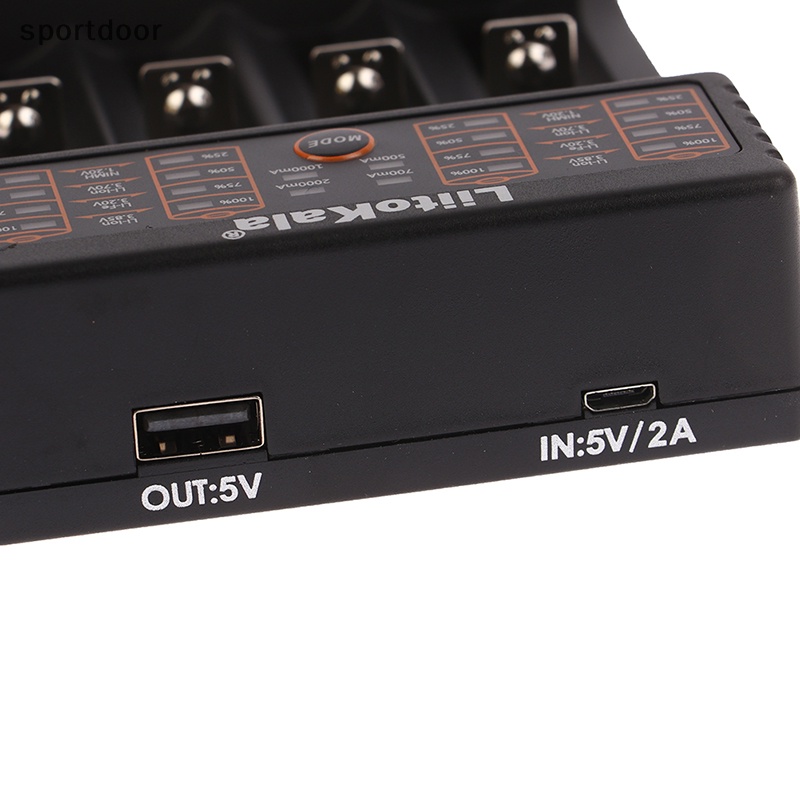 Bộ Sạc Lithium 3.2V 3.7V 3.85V 1.2V 18650 16340 26650 14500 ion LiFePO4 Chuyên Dụng