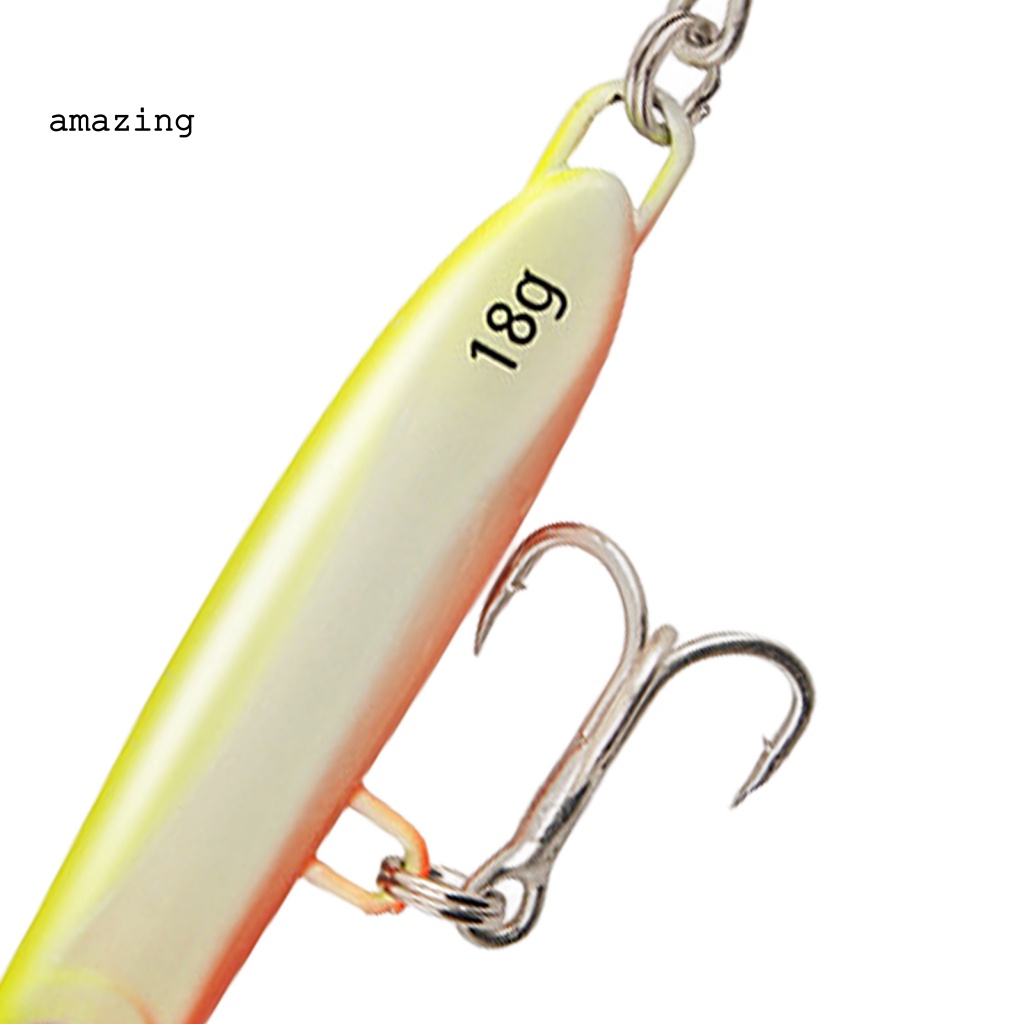 Mồi Giả Nhử Cá 18g / 5.9cm Bằng Nhựa Gắn Kèm Móc Câu