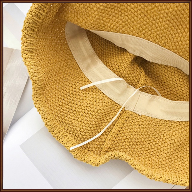 Mũ Tai Bèo Dệt Kim Đính Nơ Phong Cách Vintage Cho Nữ