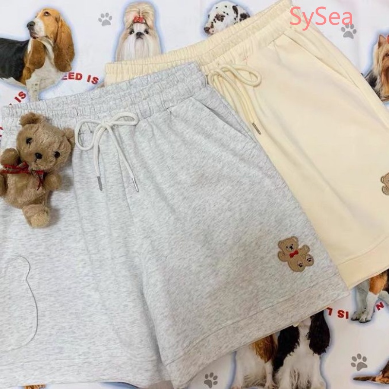 Quần Short Thể Thao Dáng Rộng Kiểu Hàn Quốc Dễ Thương Cho Nữ