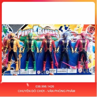Vỉ đồ chơi mô hình 5 anh em siêu nhân _dcpt