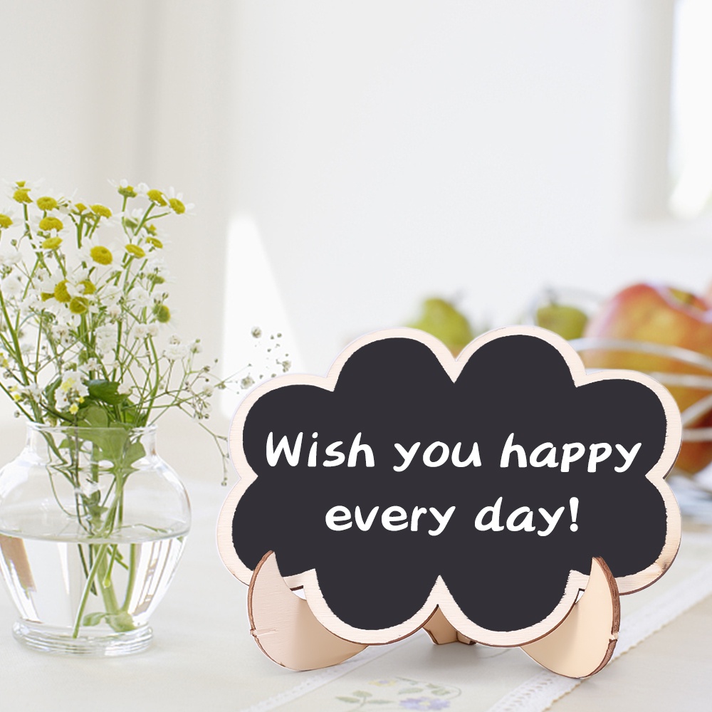 Bảng Đen Viết Phấn Bằng Gỗ Có Thể Gấp Gọn Trang Trí Sinh Nhật / Đám Cưới