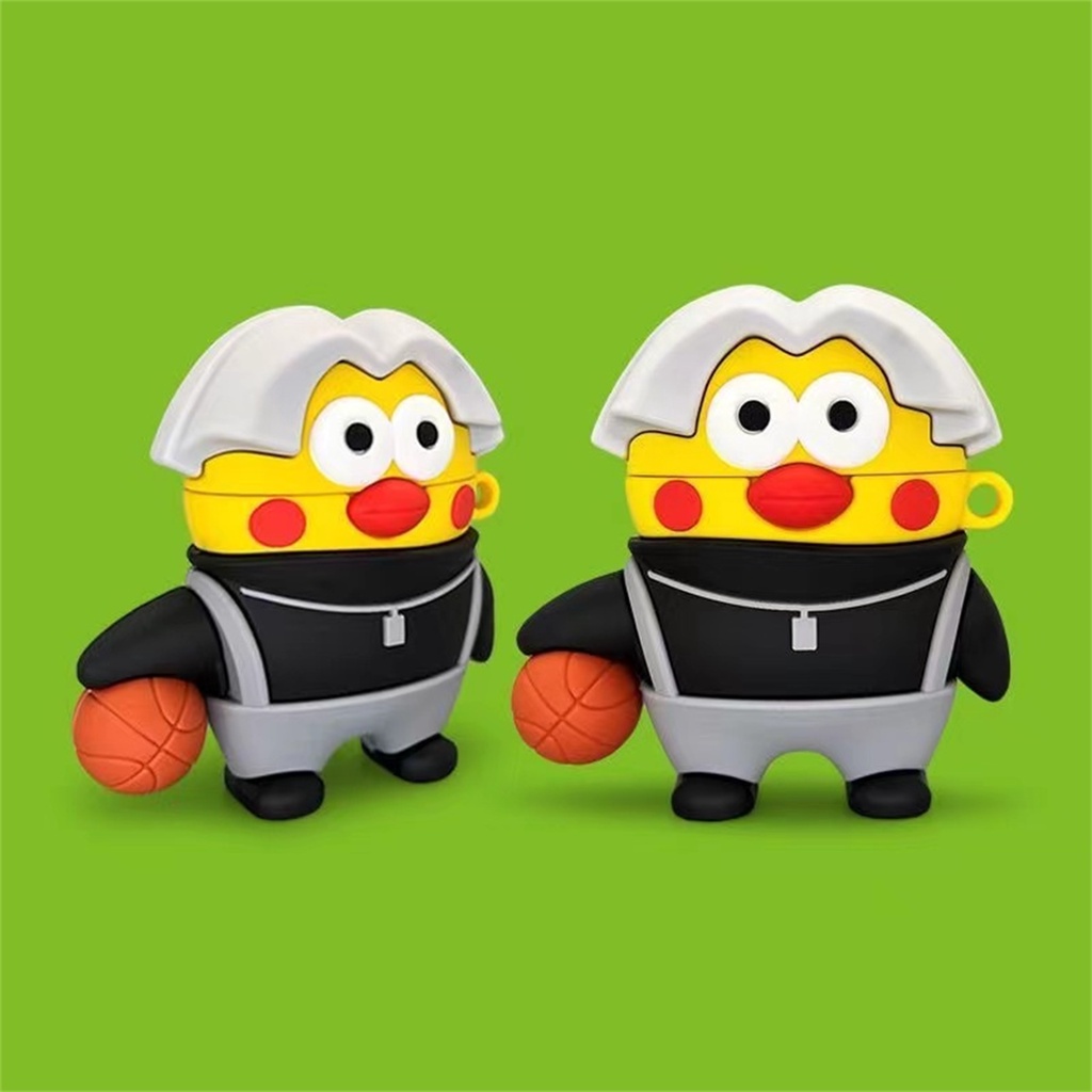 Vỏ Bảo Vệ Hộp Sạc Tai Nghe Không Dây bluetooth Baseus wm01 wm02 M2 W04 W04PRO W04 + W04PRO + E3 Bằng Silicon Mềm Hình Gà 3D