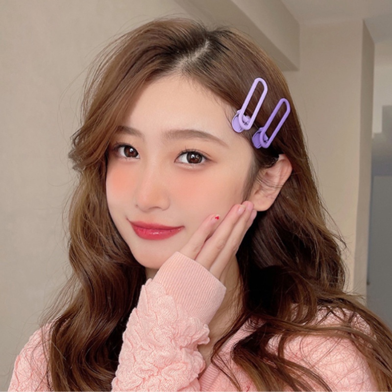 Kẹp Tóc Mỏ Vịt Màu Kẹo Ngọt Thiết Kế Mới Cho Nữ