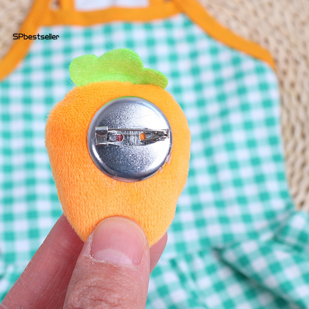 Đầm Hai Dây Họa Tiết Caro / Cà Rốt Dễ Thương Thời Trang Mùa Hè Cho Cún Cưng