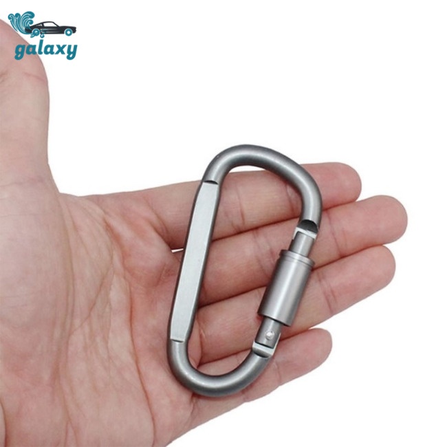 Galaxy Set 6 Móc Khóa Chữ D 8cm Bằng Hợp Kim Nhôm Đa Dụng Chất Lượng Cao