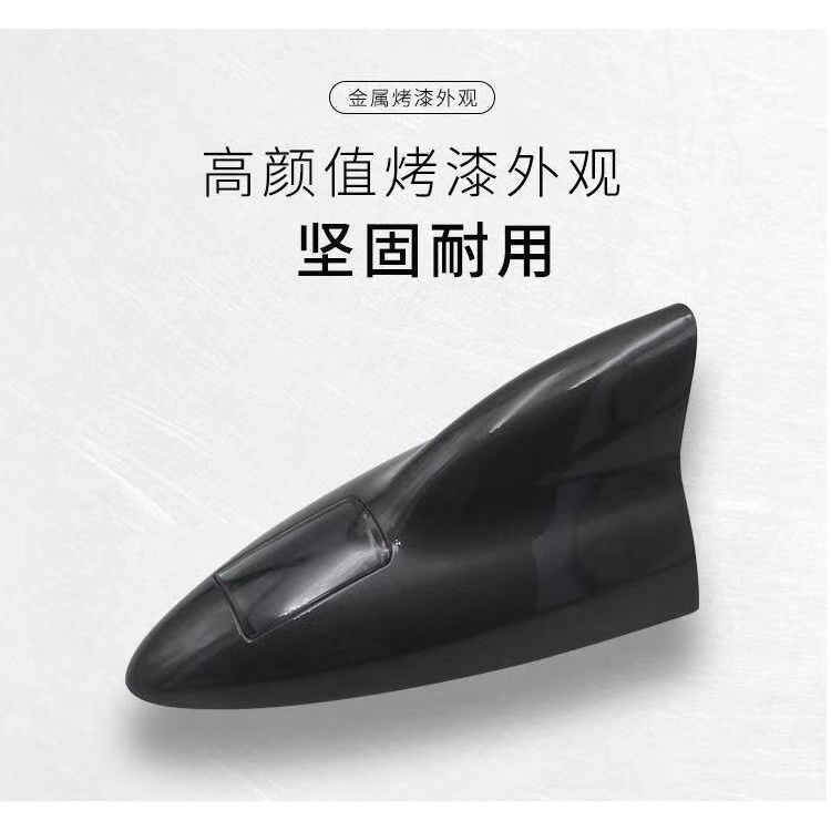 Ăng Ten Vây Cá Mập Có Đèn Led Chống Nứt Dùng Năng Lượng Mặt Trời Trang Trí Nóc Xe Hơi KPQV