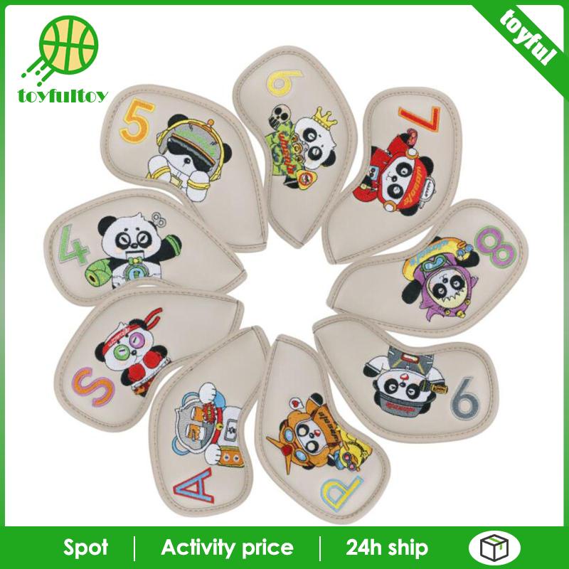 Set 9 Vỏ Bọc Đầu Gậy Đánh Golf Chống Nước Cho Nam