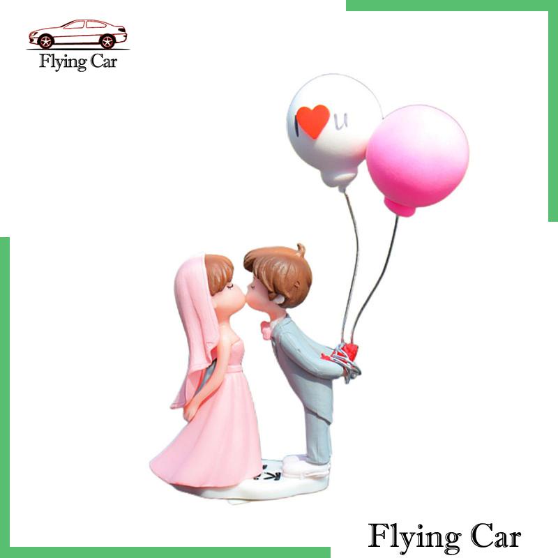Phụ Kiện Trang Trí Xe Hơi / Phòng Ngủ Hình Cặp Đôi Đáng Yêu Bằng Nhựa Resin Lzdjfmy2