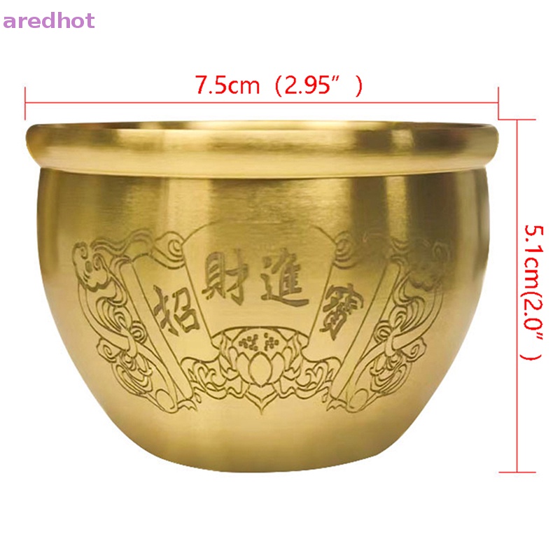 Cốc Uống Nước Bằng Đồng Thau Hình Rồng Phượng Hoàng Mới