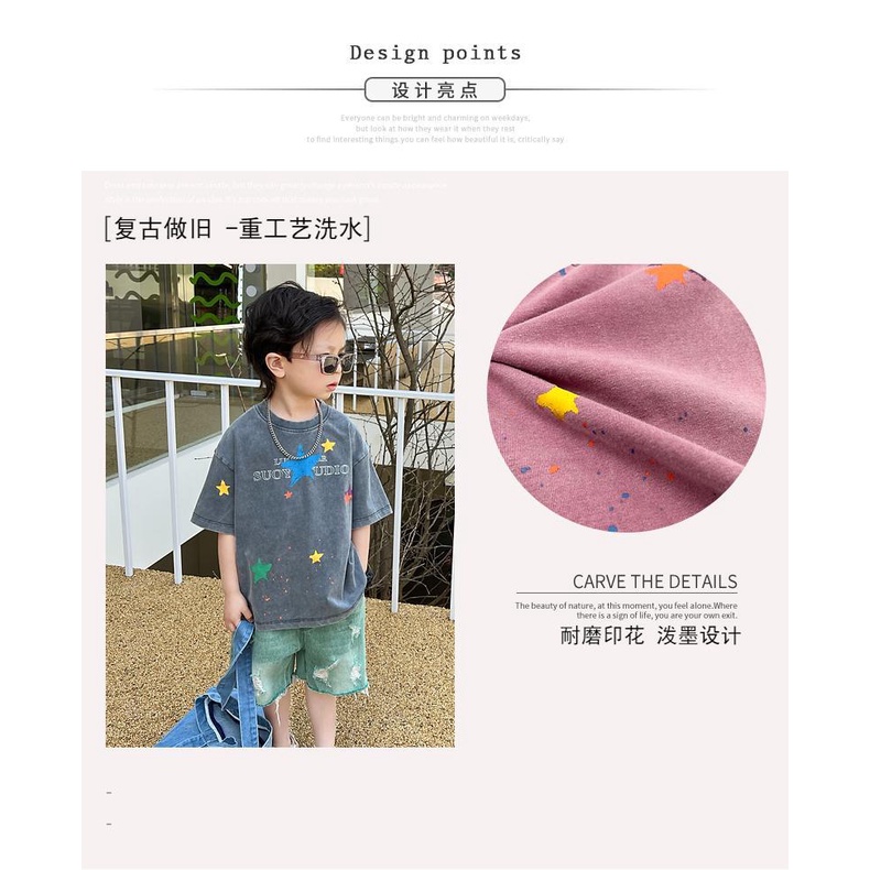 Áo Thun Tay Ngắn Mùa Hè Phong Cách Retro Dễ Phối Đồ Cho Nam