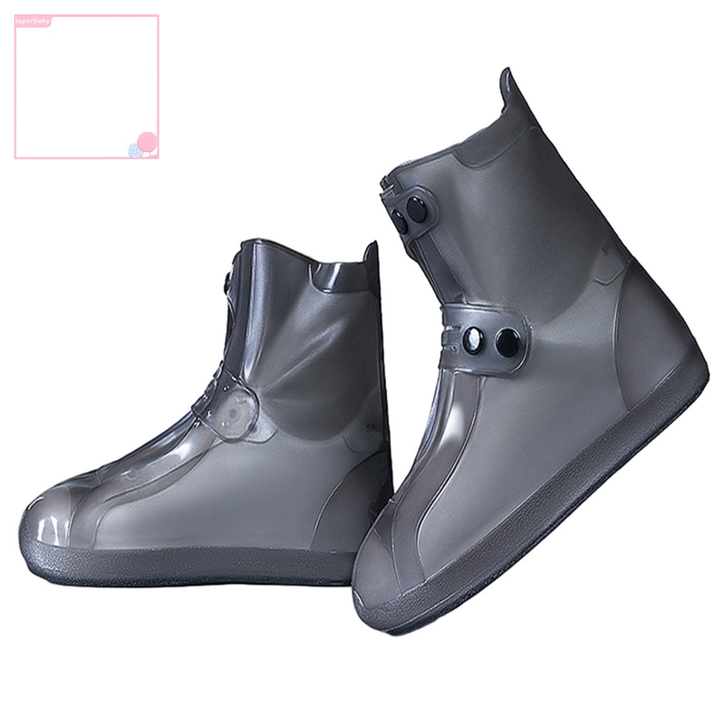 1 Cặp Vỏ Bọc Giày Đi Mưa Chống Mòn Đa Năng Tiện Dụng