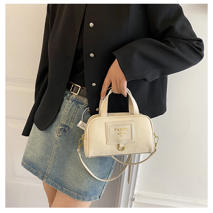 Túi Xách Da PU Đeo Chéo Màu Trơn Thời Trang Dành Cho Nữ