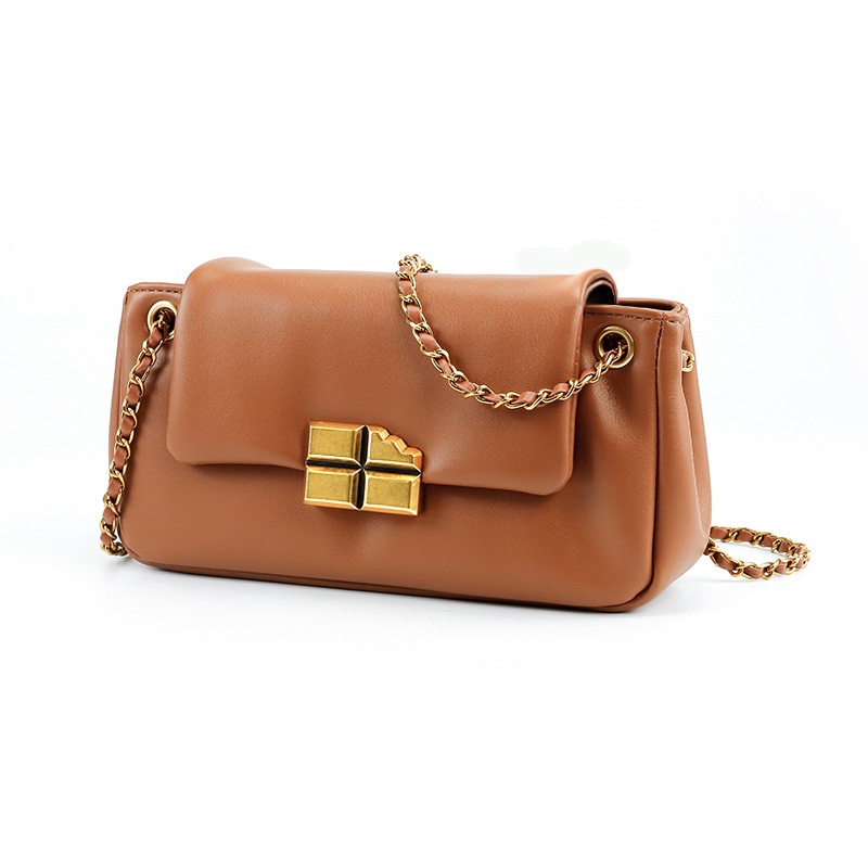 Túi đeo dưới cánh tay Hình Vuông Cỡ Nhỏ Màu Trơn Mềm Mại Thời Trang Cao Cấp Cho Nữ