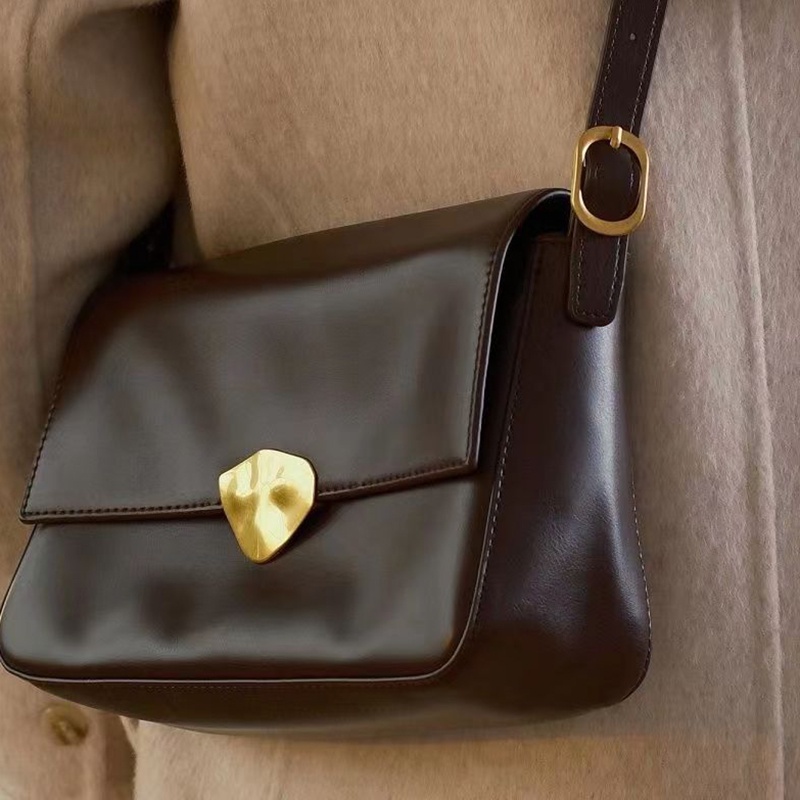 Túi Đeo Chéo Bằng Da Cao Cấp Phong Cách retro Dễ Phối Đồ Thời Trang Cho Nữ