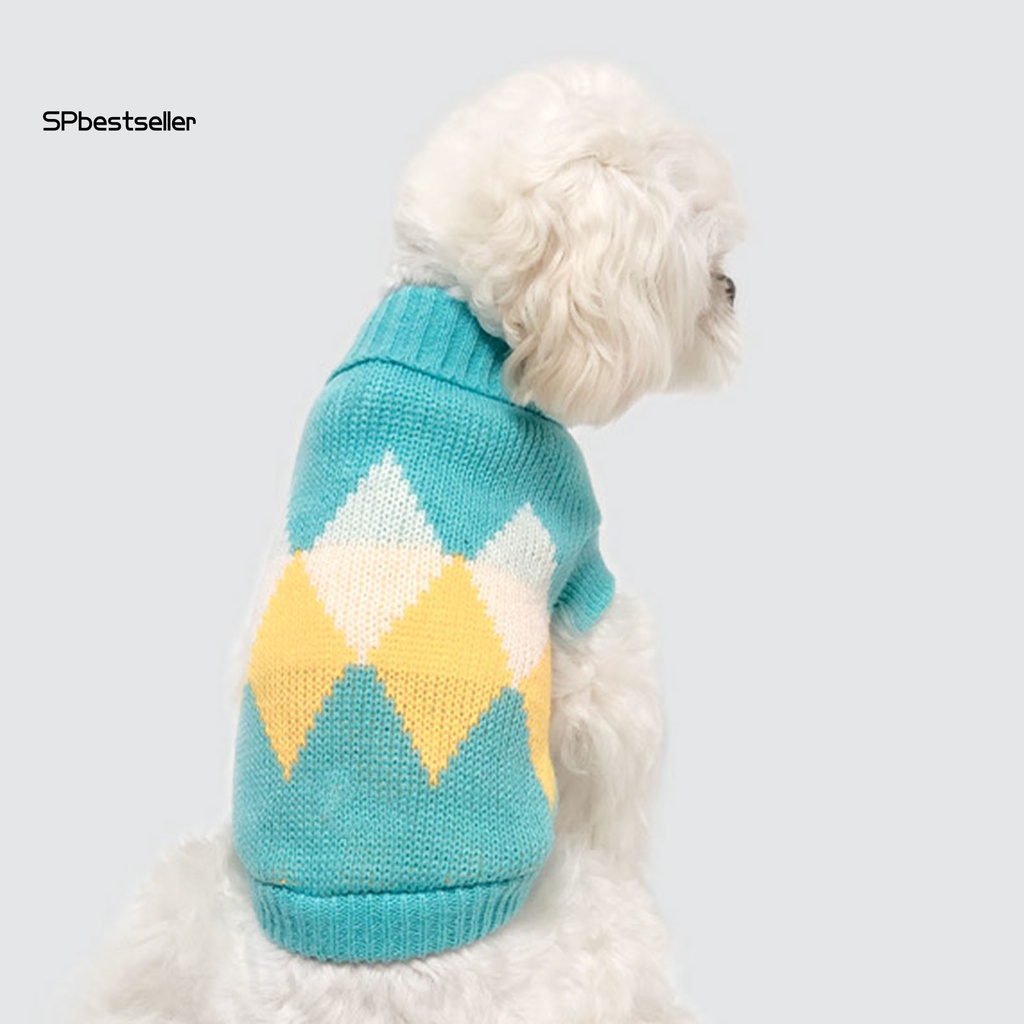 Spbestsellwr Áo Sweater Dệt Kim Chui Đầu Cổ Cao Giữ Ấm Hai Ống Nhỏ Vừa Và Vừa Mùa Đông Cho Thú Cưng