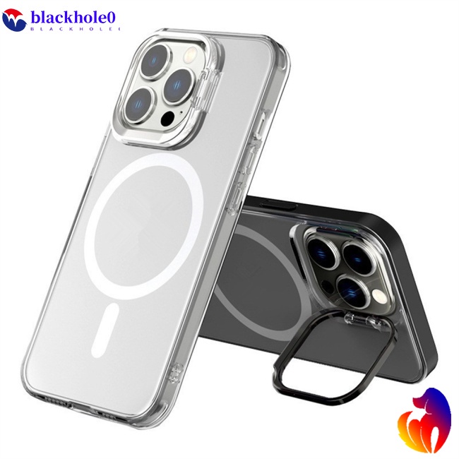 Ốp Điện Thoại Mặt Nhám Kèm Móc Xỏ Ngón Nam Châm Kim Loại Cho Iphone 14 Pro Max