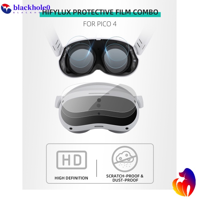 Miếng Dán Hd Mềm Chống Trầy Bảo Vệ Màn Hình Kính Thực Tế Ảo Vr Dành Cho Pico 4